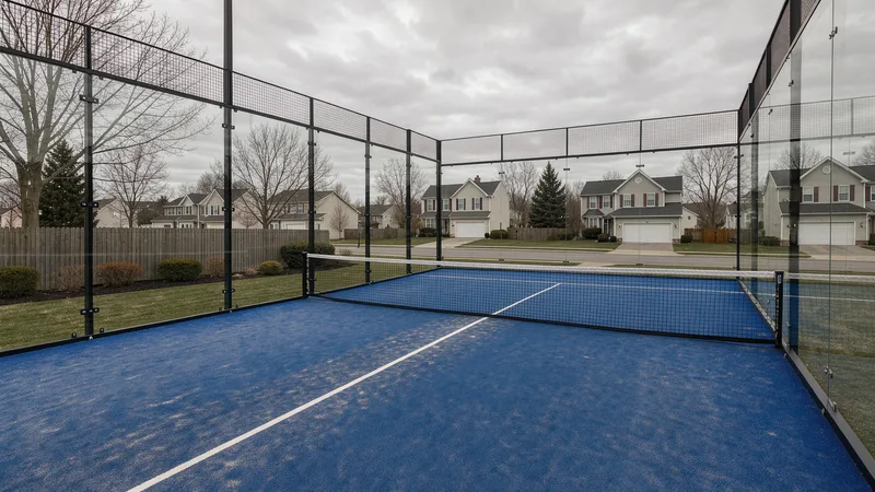 Padel Court Construction near Akron, OH